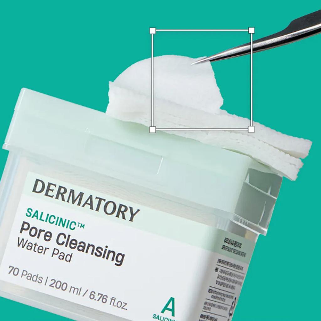 Dermatory Salicinic Pore Cleansing Water Pad 200ml 70EA