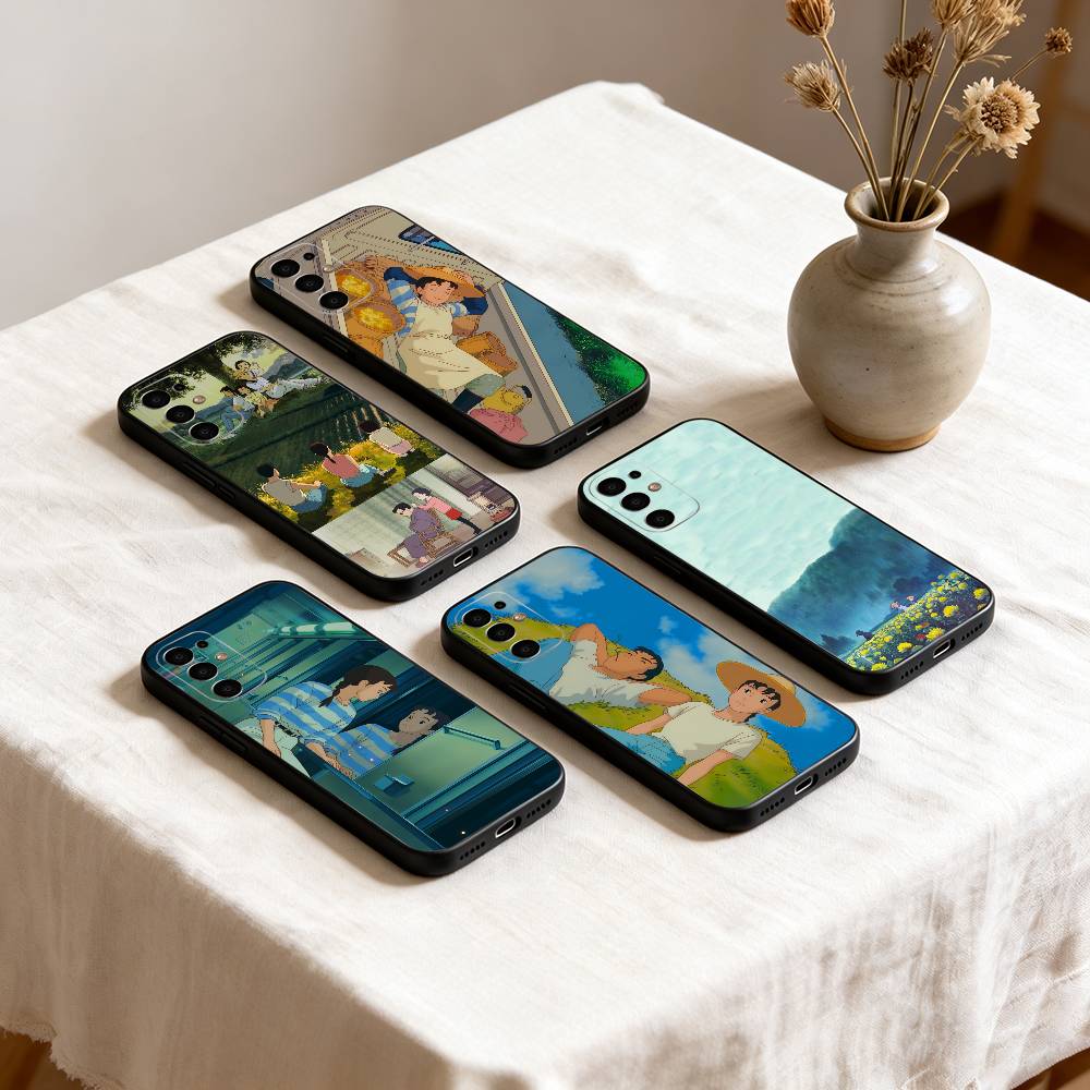 Only Yesterday Taeko Phone Case For Samsung S25,S24,S21,S22,S23,S30,Ultra,S20,Plus,Fe,Soft Silicone Black Cover