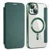 For iPhone 13 Case Compatible with MagSafe RFID Blocking Card Holder Leather Phone Cover