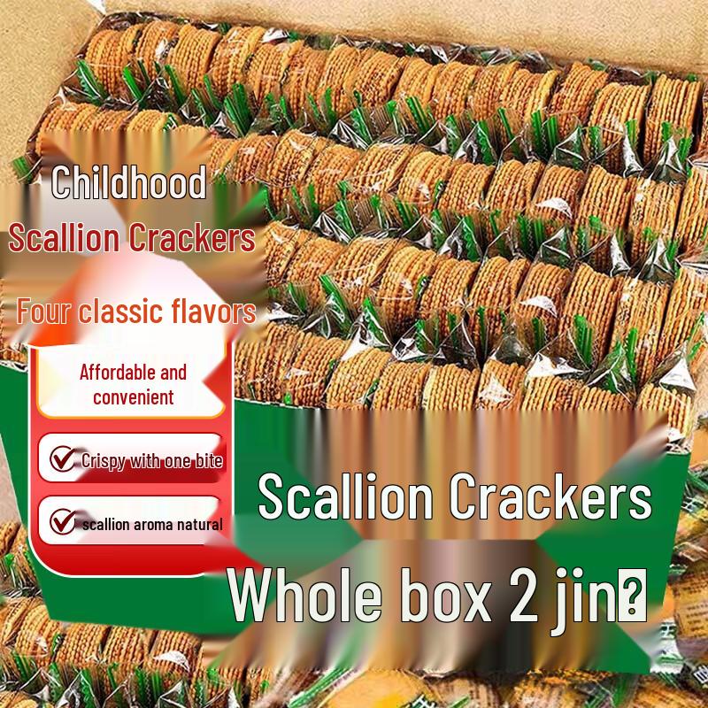 Scallion Thin Crisp Biscuits