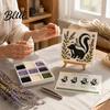 DIY Mosaic Craft Sea Glass Art Kit 3D Forest Animal Set with Colorful Pieces for Adults Beginners Handmade Artwork Home Decor Religious Crafts