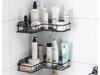 Corner Bathroom Shelf Cy-0111 Black (40) Gab_A