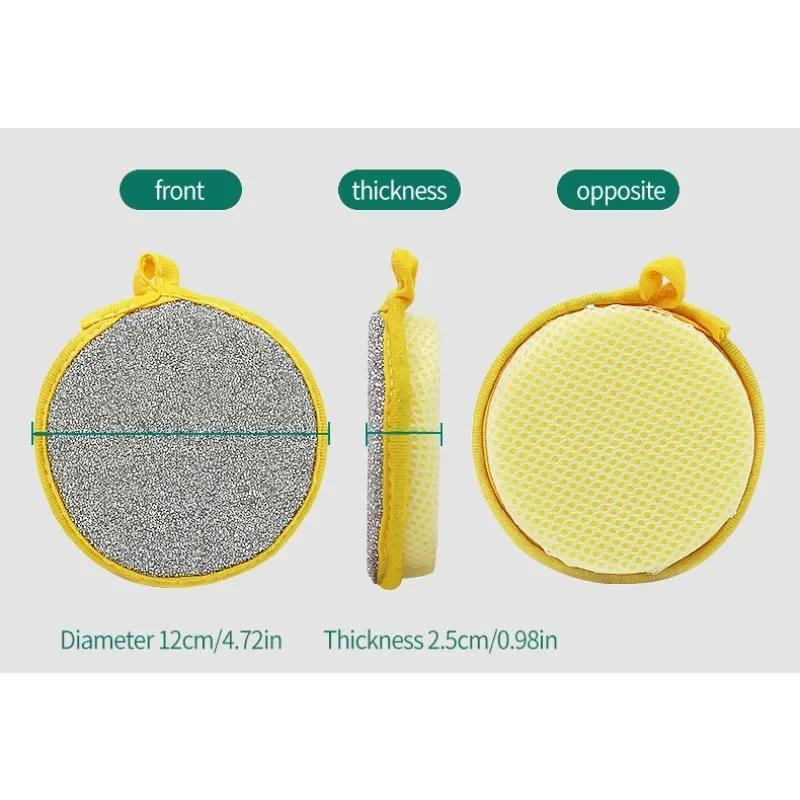 Dishwashing Sponge Reusable Washable Sponge Double-sided Magic Sponge for Washing Dishes A Great Helper for Kitchen Cleaning Too