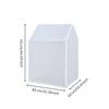 Mesh PVC Cover Greenhouse Warmth Retaining Tubulars Frame Zippered Access for Balcony,