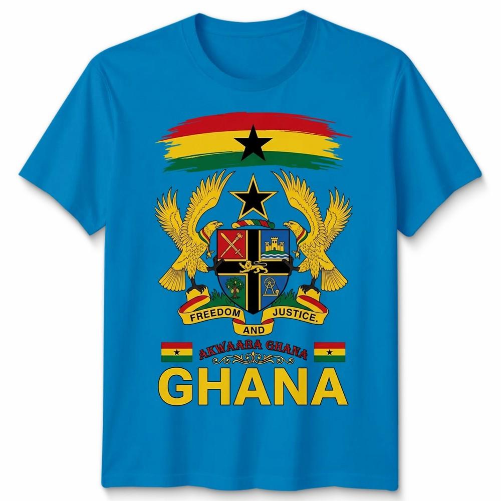Ghana Roots Heritage Outfit Idea For Unisex Ghanaian Flag Tshirt