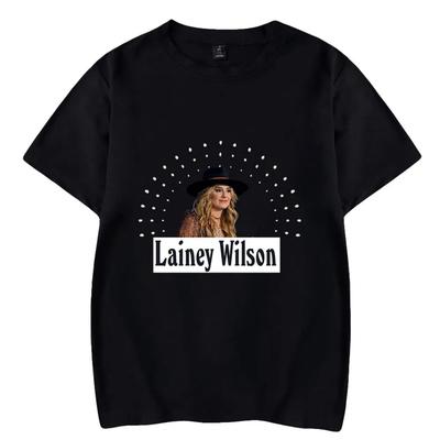Lainey Wilson Tshirt Crewneck Short Sleeve T-shirt Men Women Streetwear Printing Casual Stylish Hip Hop