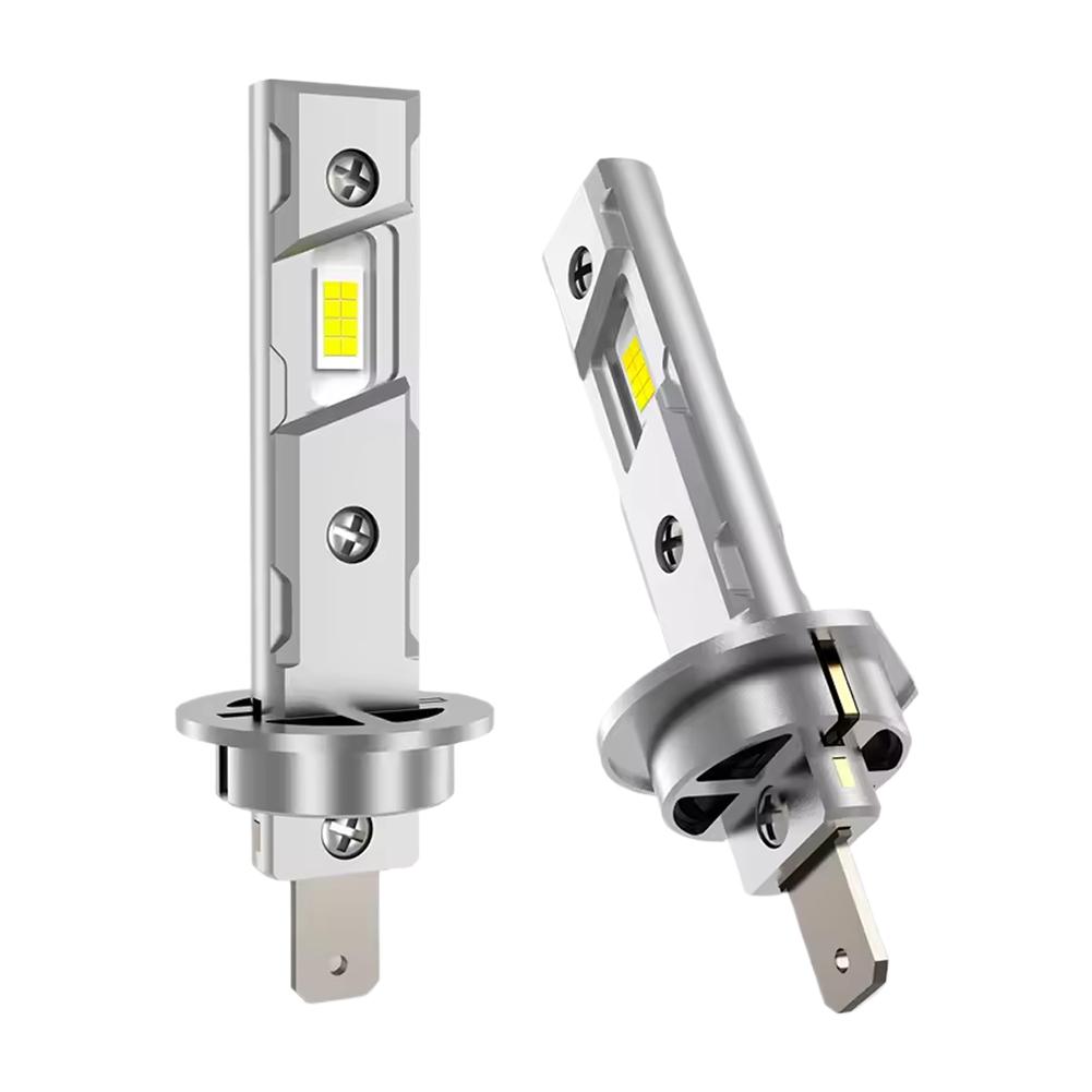 H1/H7 Car LED Headlight Bulbs CAN Bus Lights Mini Lamp 6000K 800000LM Super Bright Automobile Lamps Plug And Play Turbo Fan