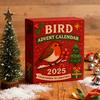Yousheng Bird Advents Calendars 2025 24 Days Acrylic Bird Ornaments Christmas Countdown Calendar Fun Animal Christmas Tree Decor Holiday Gift for Bird