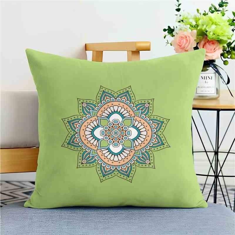 Classical Pattern Pillow Coversofa Living Room Cushion Cover Officewaist Pillow Bedside Square Pillowcase Removable and Washable