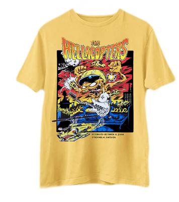 The Hellacopters Tour Geschenk Für Fan-Sammlung Unisex Gelbes T-Shirt TU1695