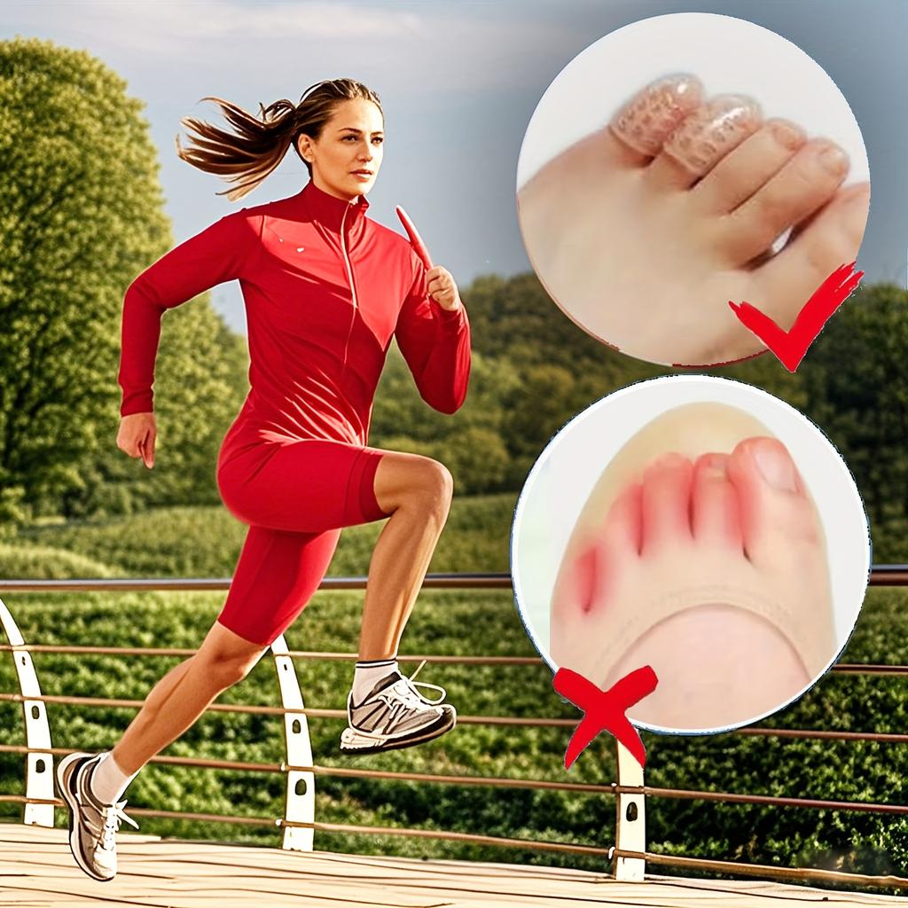 10 Pack Toe Protectors, Finger Guards, Anti-Abrasion, Sweat-Proof, Waterproof, Transparent Protectors, No Electricity Or Batteries Required