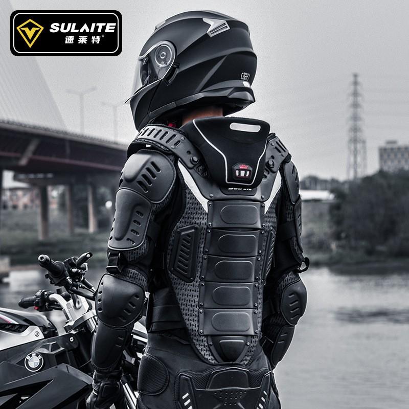 SULAITE Off-Road Motorcycle Armor Jacket With Optional Neck Protector Adult Riders Full Body Protection Trail Enduro