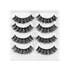 New Arrival D Curved Russian Curl False Eyelashes Chemical Fiber Eyelashes Thick Curl
