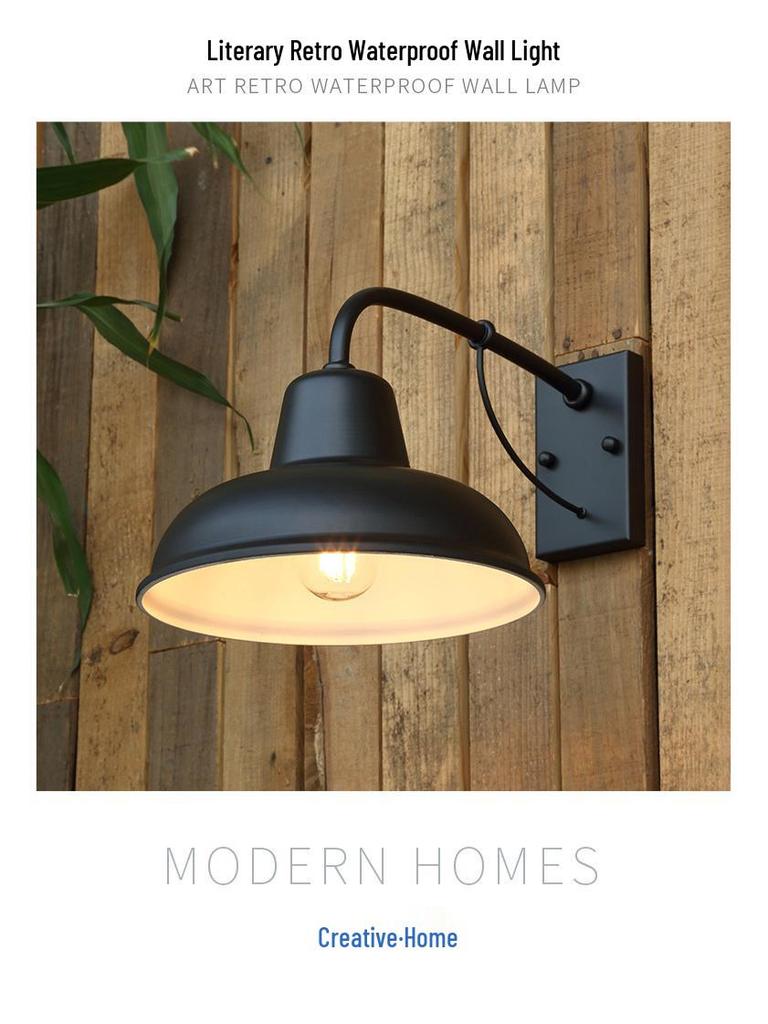 Retro LED Outdoor Wall Light for Villas, Courtyards, and Terraces