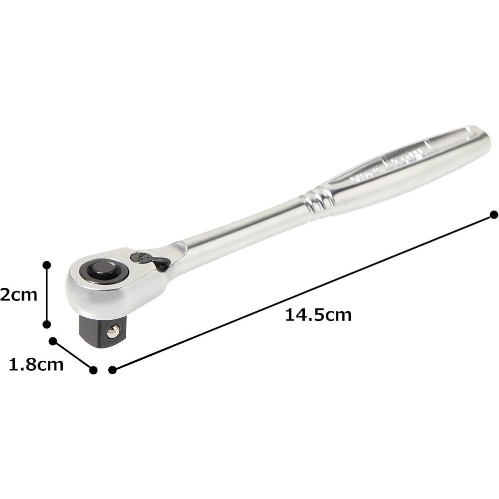 TONE Compact Ratchet Handle Hold Type RH3CH 9.5mm Drive Size Hand Tool