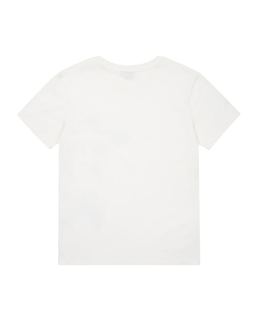 AAKAM Splatter Painted Cros2 Half Top (White)