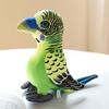 Simulated Parrot Doll Macaw Doll Doll Bird Ornament Plush Toy Children's Cognitive Gift