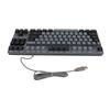 Gaming Keyboard 87 Keys ABS Keycaps RGB Backlit Contrast Color Multimedia Control Wired Keyboard