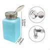 Liquid Dispenser with Pump for Nail Polish Remover, Refillable Container In Blue