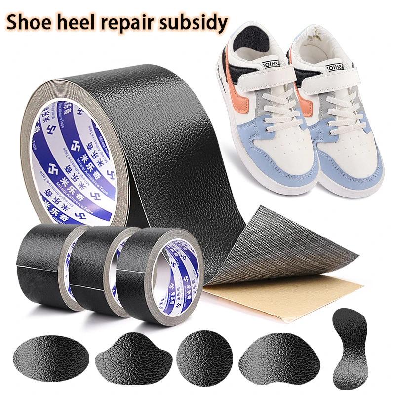 1Roll Leathers Patches Sneakers Heel Protector Leather Shoes Pads Patch Self Adhesive Patch Repair Shoes Heel Foot Care Products