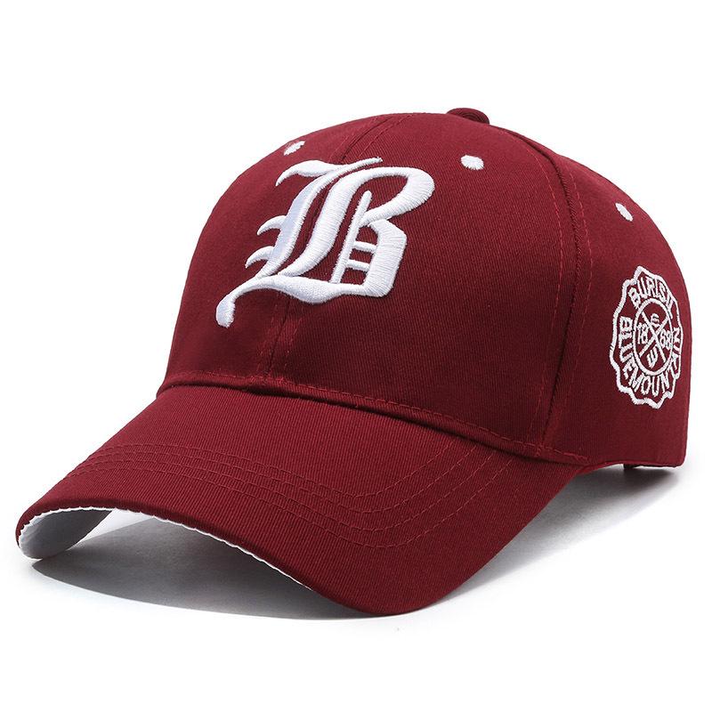 Trendy Unisex Korean Style Duckbill Baseball Cap with Deep Crown and Embroidery - Outdoor Sun Protection