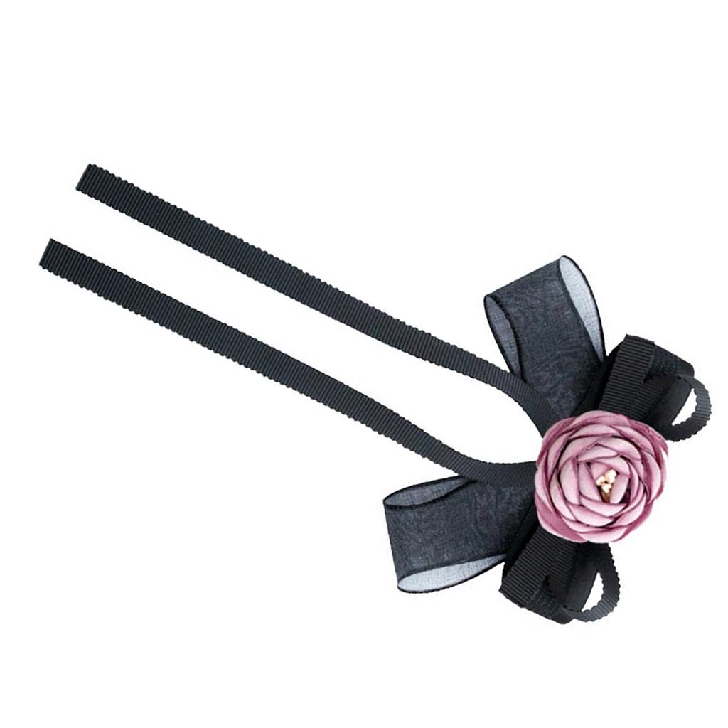 Stylish Ribbon Bow Tie with Decorative Bowknot Fashionable and Personalized Accessory