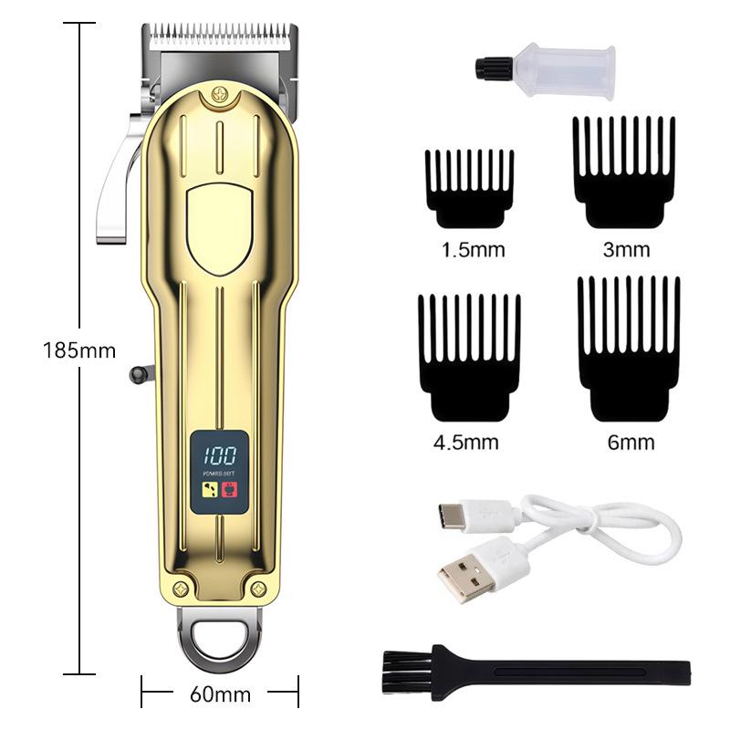 Professional Electric Hair Clipper - Self-Shaving Razor for Salon & Home Use