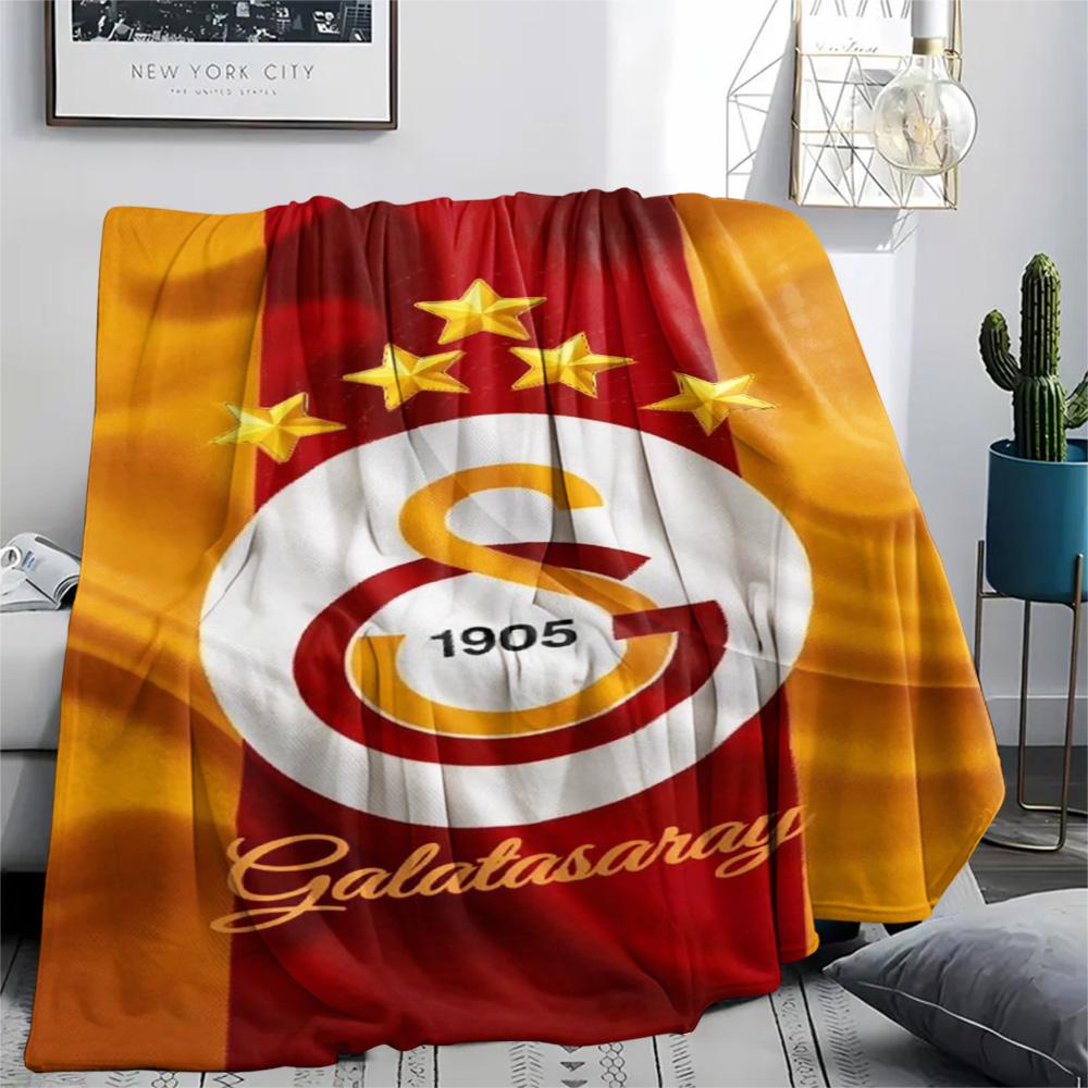 1PC Galatasaray S Patterned Flannel Blanket Suitable For All Seasons for Home Decor Warmth and Comfort Gifts Holiday Present