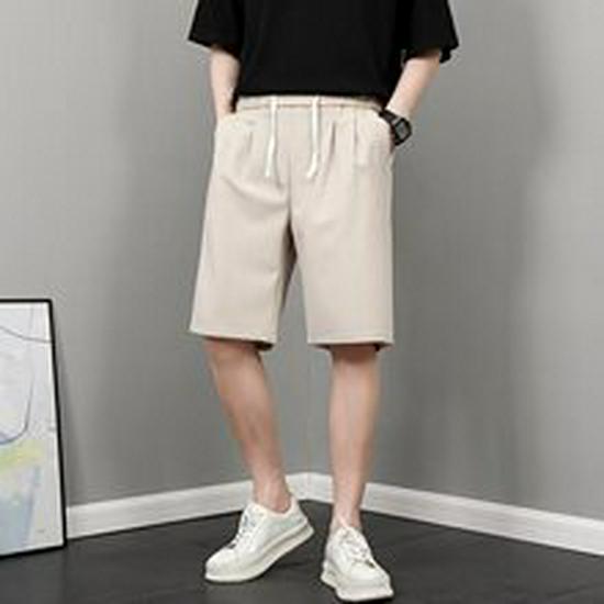 Pánská letní japonská ležérní košile volného střihu jednobarevná s klopami