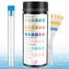 100Pcs Aquarium Test Strips 7 in 1 Water Testing Kits with Test Tube Freshwater Saltwater Home Carbonate Root pH Test Tool