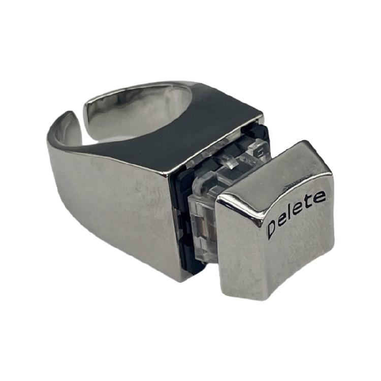 Modern Deletes Key Rings in Sturdy Alloy Materials Jewelry Accessory for Creative People Daily Use Stylish Outfits