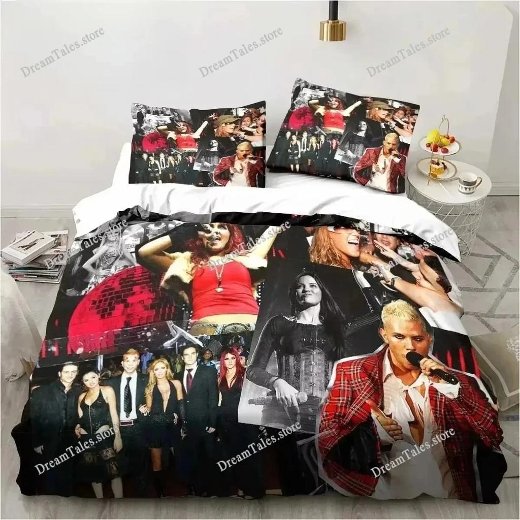 Music Band RBD Sheets Quilt Covers Bedding Dormitory Sheets Bedding Set Soft Warm Bedding Set Home Textileextile Luxury Gift741