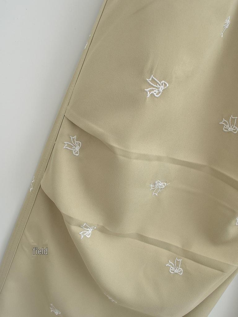 2024 Women's Hot Ins American Butterfly Embroidery Drawstring Parachute Pants