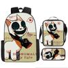 Deformed zoo primary school third and fourth grade light weight reduction backpack zoonomaly student lunch bag pencil case