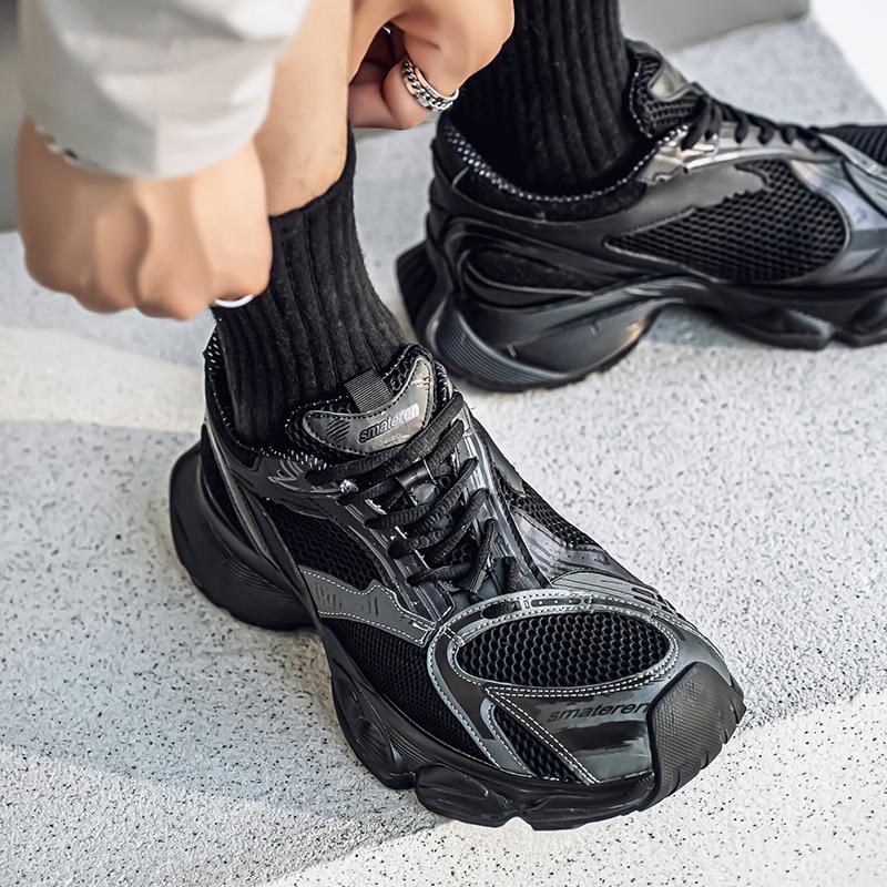 Men's Shoes Fashion Trend Thick Bottom Shoes Outdoor Anti-slip Comfortable Breathable Sneakers Casual Soft Running Shoes