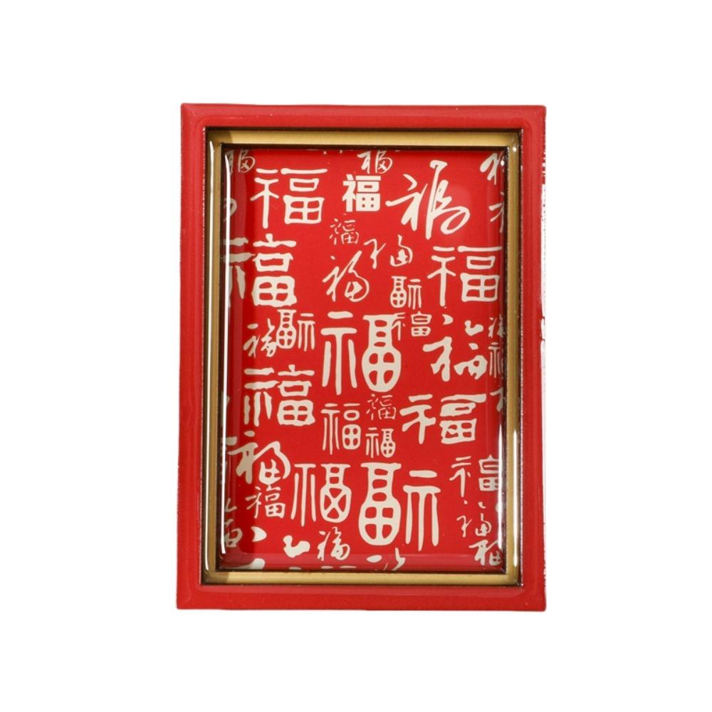 Traditional Wealth God Ornament Woodwork Refrigerator Magnets Refrigerator