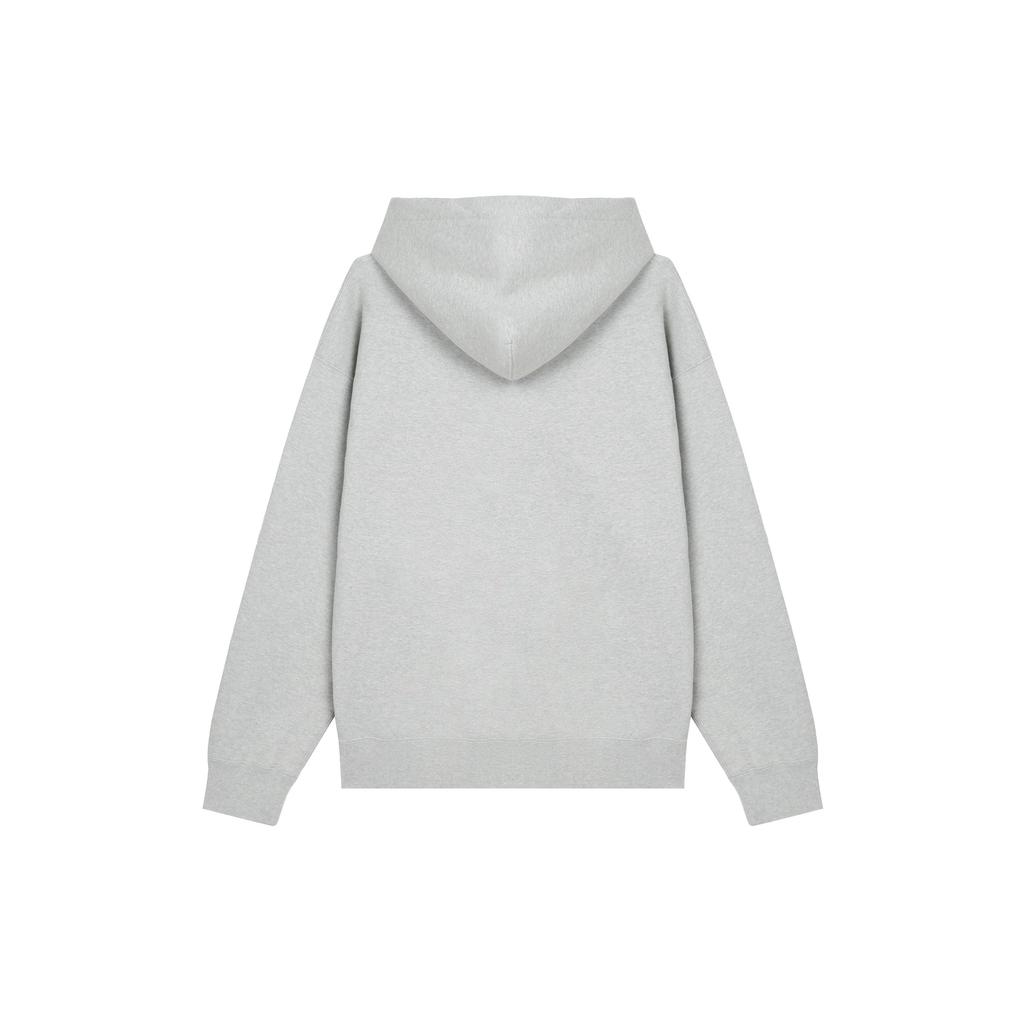 Nike Solo Swoosh Fleece Pullover Hoodie Dark Grey Heather/White Men Streetwear DX1355-063