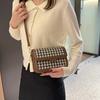 Summer Fashion Small Bag Women 2025 New Trendy Portable Small Square Bag Popular Thousand Bird Grid Shoulder Messenger Bag