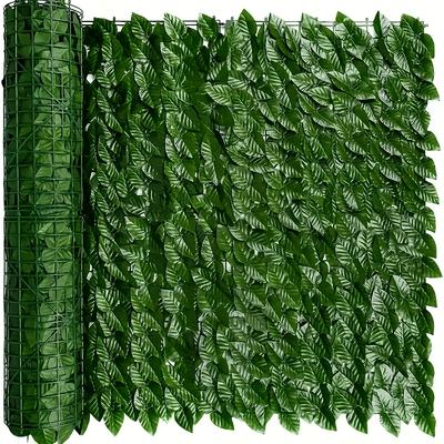 Edera Artificiale Realistica - Fogliame Verde Finto Sempreverde per Decorazioni Esterne, Perfetto per Balconi, Giardini e Recinzioni per Patio