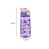 600ml Children's Plastic Water Cup, Straw Water Bottle, Portable Travel Bottle, Gym Sports and Fitness Cup