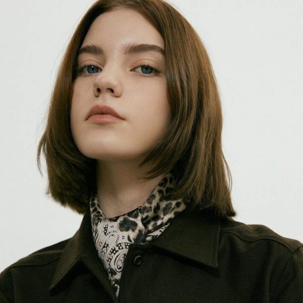 Bb De Soli De Leopard Silk Scarf brown