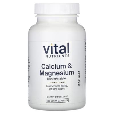 Calcium & Magnesium, 100 Veggie Capsules