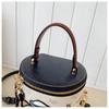 BEIBAOBAO New Cute Cartoon Cat Round Handbags High Texture PU Waterproof Women's One Shoulder Bag Popular Niche Small Basket Bags for Goddess Day Gift