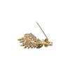 Crystal Lavender Brooch Flower Crystal Lavender Lapel Pins Lavender Women Brooch  Ornament