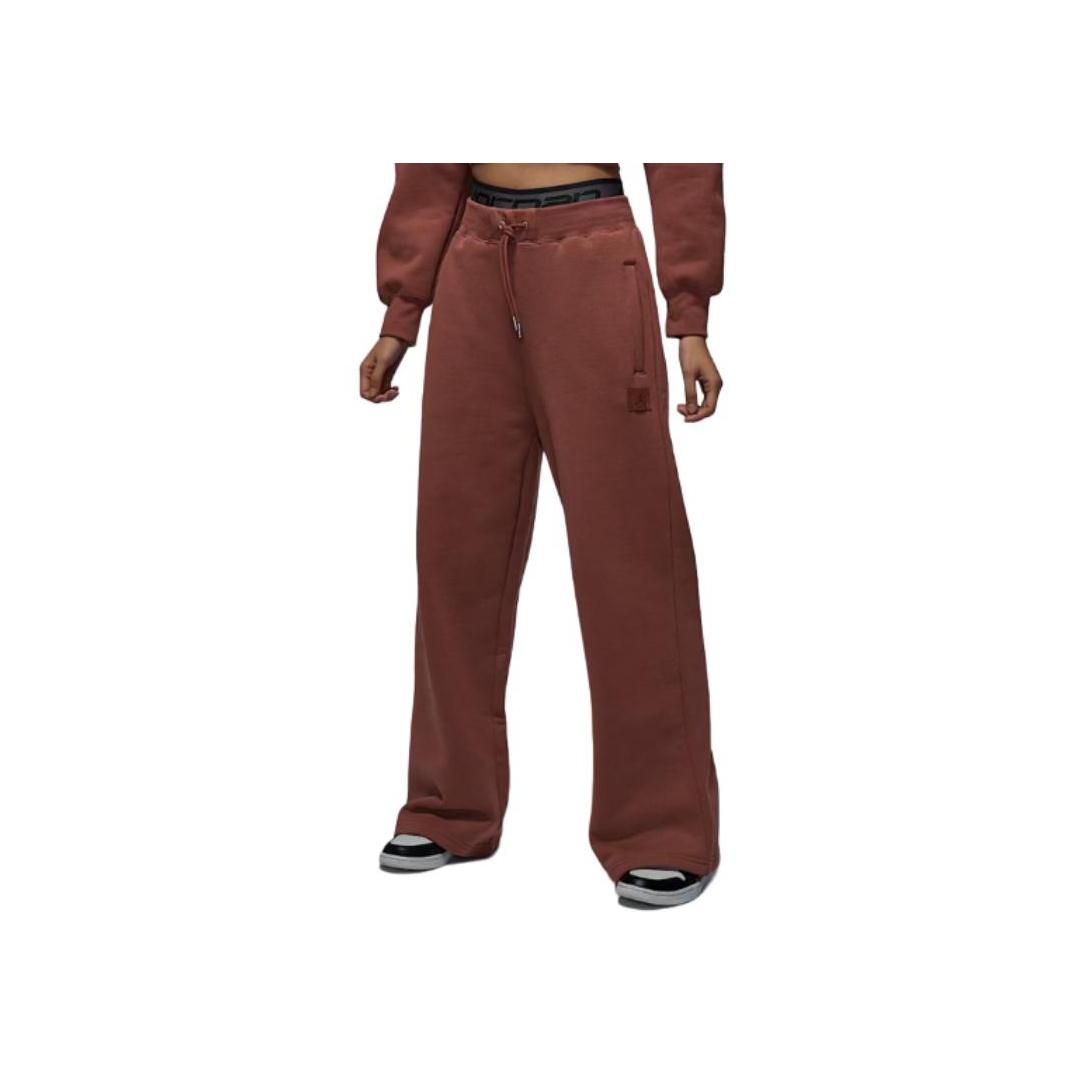 

Jordan Flight Fleece FW24 Флісові Штани Широкі Штани Модні Штани на Кулісці Вільні Повсякденні Жіночі Штани Низ Коричневий FV7156231 L