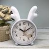 Small alarm clock creative clock alarm clock cute rabbit bedside cute children cartoon silent clock student simple