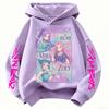 Kids Boys Girls Anime Clothes Kpop Demon Hunters Hoodie Casual Fashion Autumn Winter Warm Sweatshirt