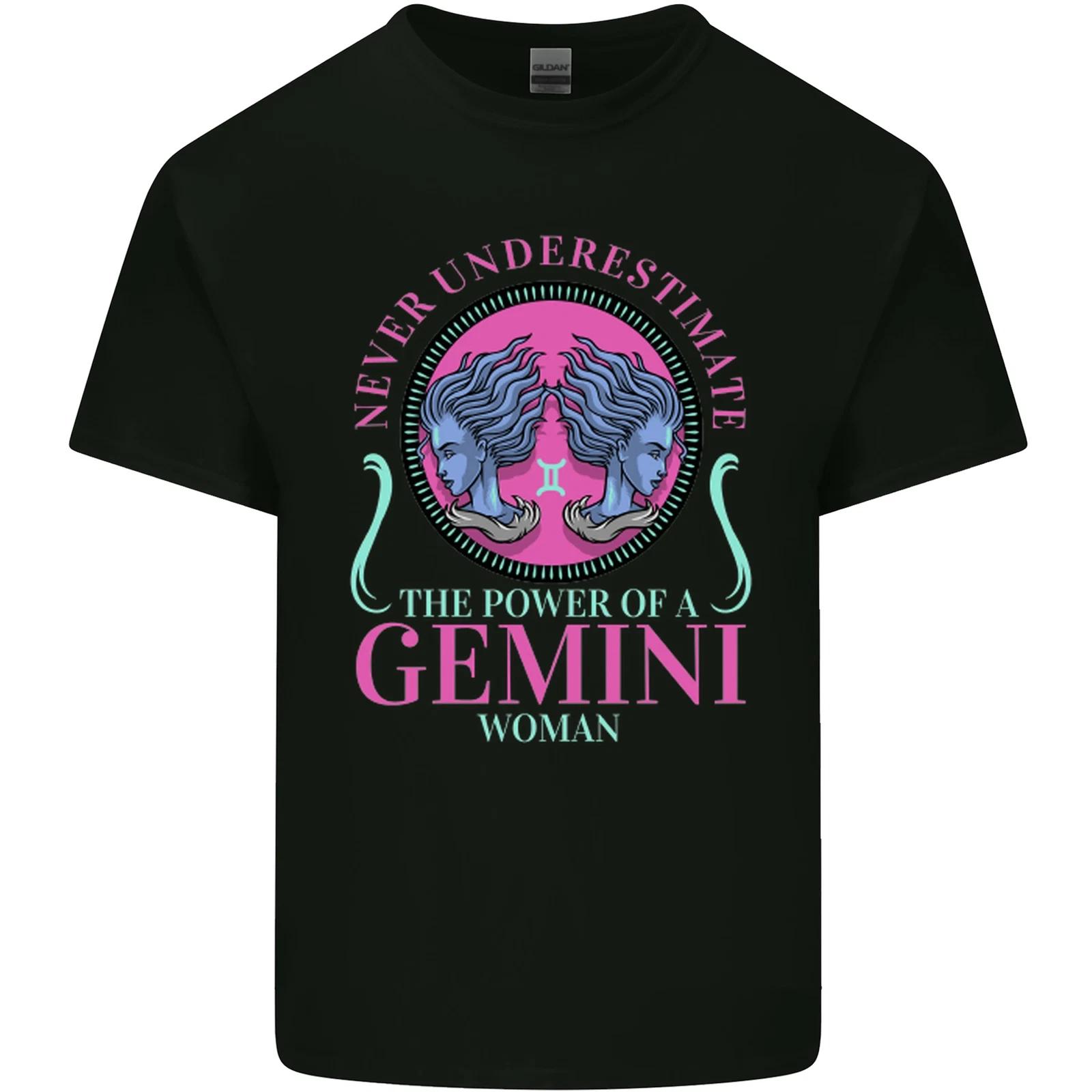 The Power of a Gemini Woman Star Sign Kids T-Shirt Childrens M