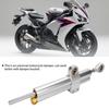 Universal Motorcycle CNC Aluminum Alloy Steering Damper Stabilizer Accessory (Sliver)