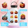 50pcs cartoon pumpkin Halloween decorative stickers, waterproof creative graffiti horror stickers, decorative gifts for kids